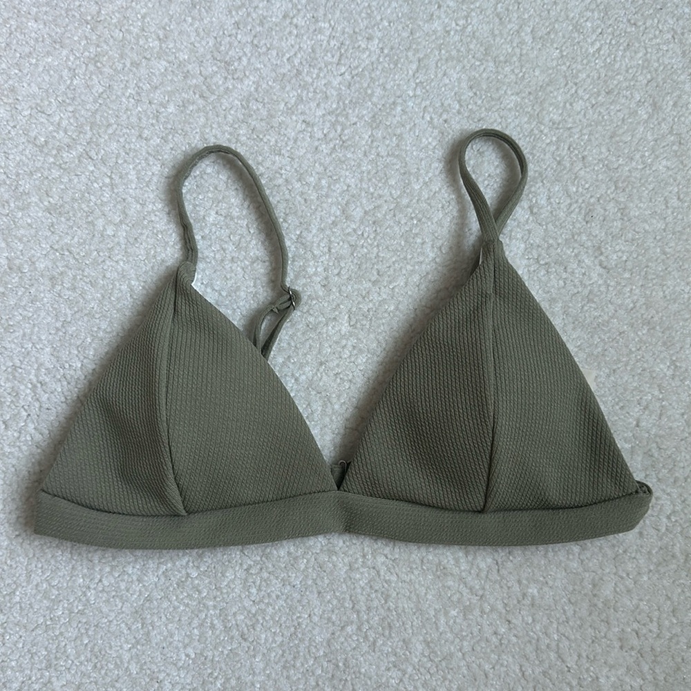 green bikini top